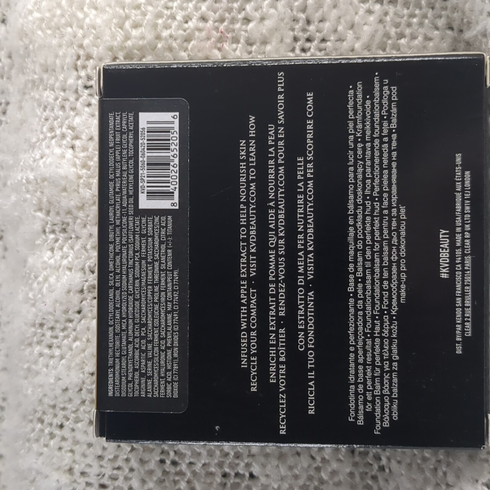 KVD (Kat Von D) Good Apple Foundation Balm in Medium (042), 10g/0.35oz - Picture 6 of 10
